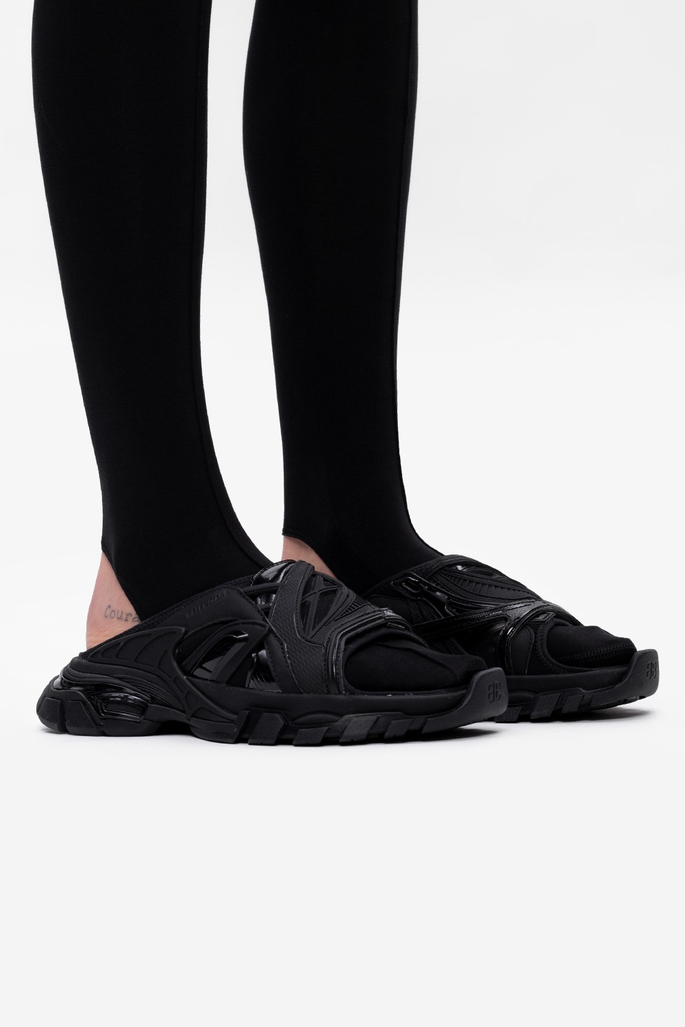 Balenciaga track slide online sandals